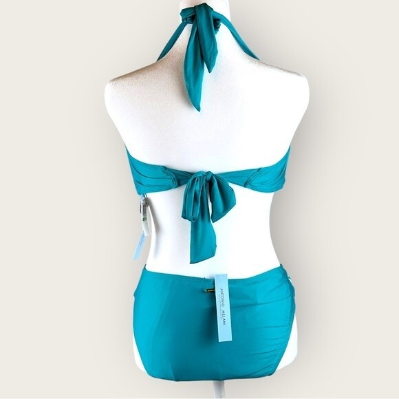 Antonio Melani Aqua Bikini - Top Large/Bottoms Medium - NWT - Picture 11 of 11